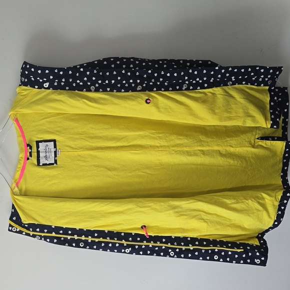 JOHNNIE B Mini Boden Blue Heart Jacket Anorak Windbreaker Coat Sz 13-14Y - Picture 9 of 14